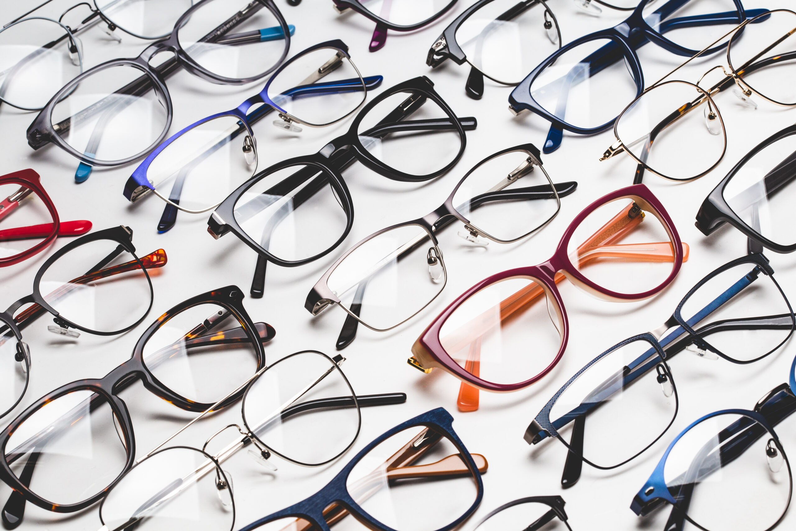 full-frame-shot-of-glasses-in-store